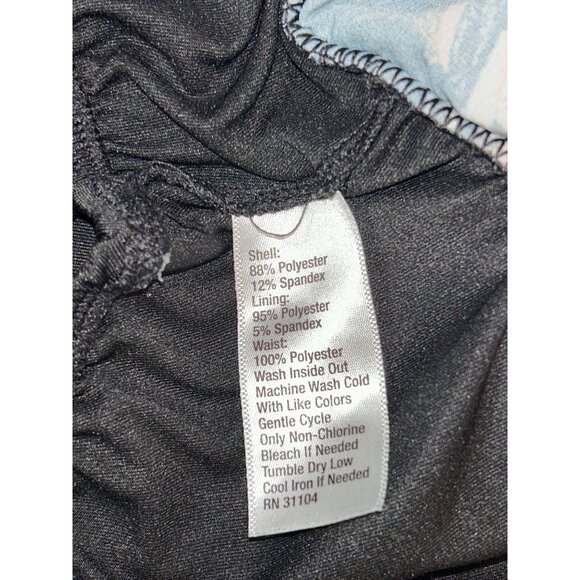 Zelos Tropical Geo Print Running Shorts Size Small Beach Fitness Active - Picture 8 of 8